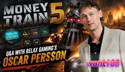 Tampilan visual dinamis dari fitur bonus Money Train 5