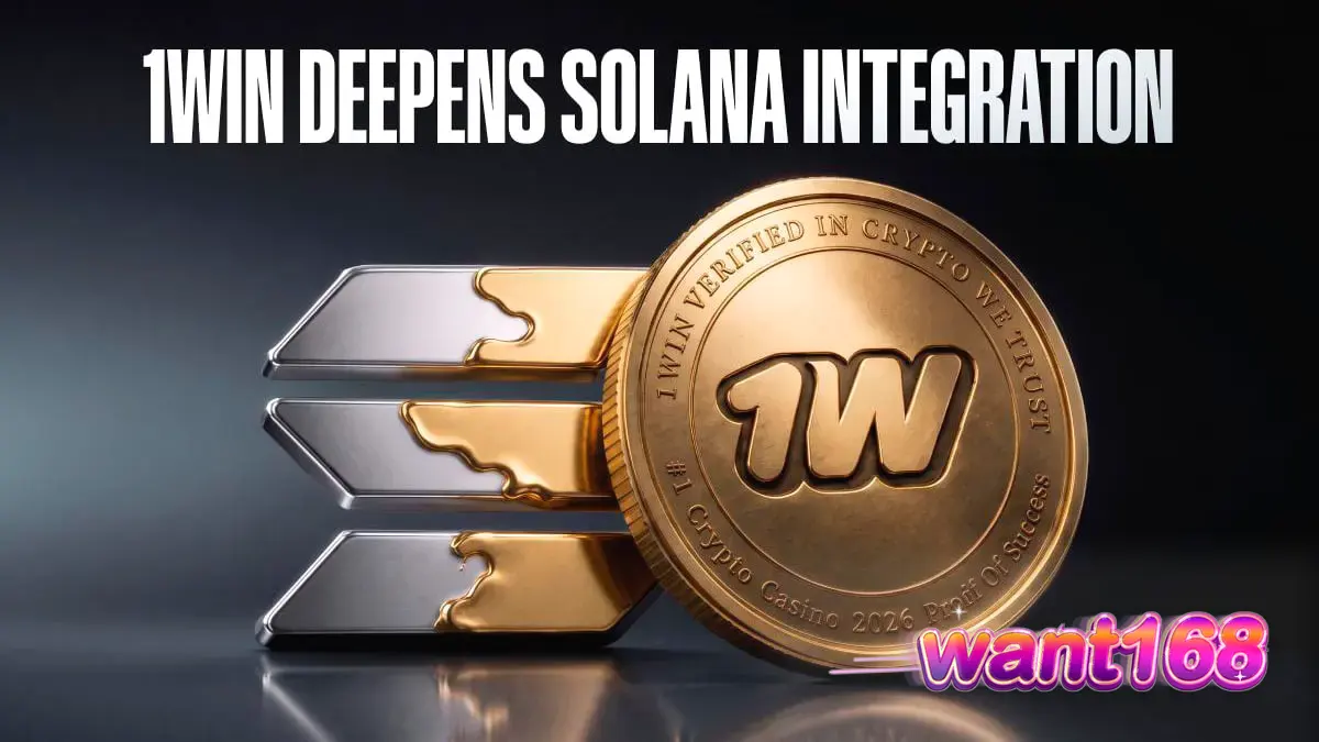 Ilustrasi digital tentang integrasi kripto dan teknologi blockchain pada platform hiburan modern.
